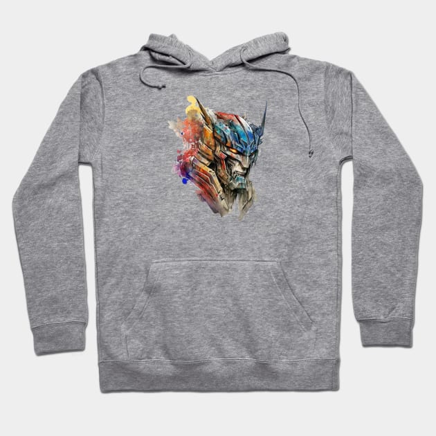 Transformers Watercolor - Original Artwork Hoodie by Labidabop